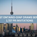 Latest Ontario-OINP Draws Sent Out 1727 PR Invitations